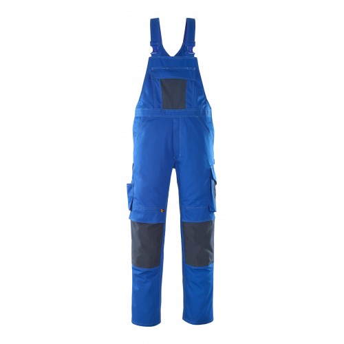 Mascot Safe Unique Leipzig Bib & Brace With Kneepad Pockets - Royal/dark Navy