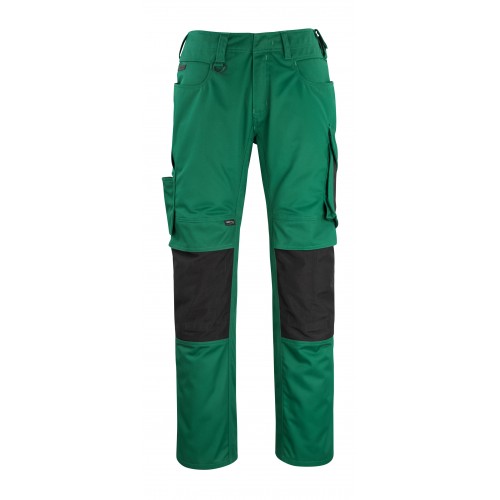 Mascot Unique 12179 Trousers With Kneepad Pockets Green Black Mascot Unique 12179 Trousers With Kneepad Pockets Green Black