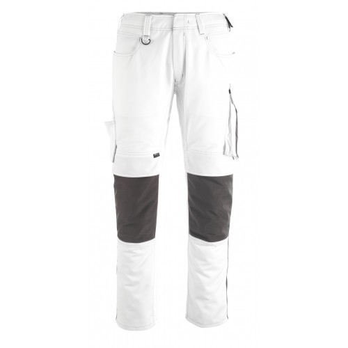 Mascot Unique 12179 Trousers With Kneepad Pockets White Dark Anthracite Mascot Unique 12179 Trousers With Kneepad Pockets White Dark Anthracite