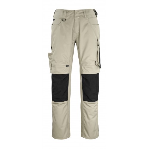 Mascot Unique 12179 Trousers With Kneepad Pockets Light Khaki Black Mascot Unique 12179 Trousers With Kneepad Pockets Light Khaki Black
