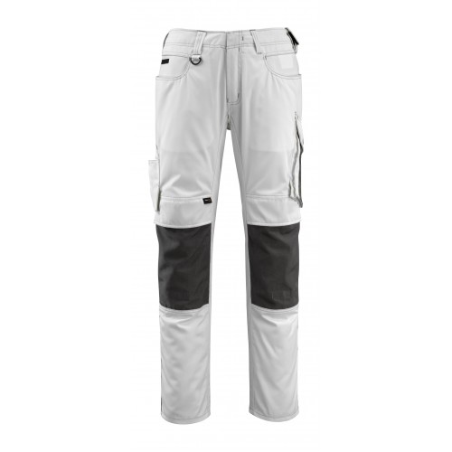 Mascot Unique 12679 Trousers With Kneepad Pockets White Dark Anthracite Mascot Unique 12679 Trousers With Kneepad Pockets White Dark Anthracite