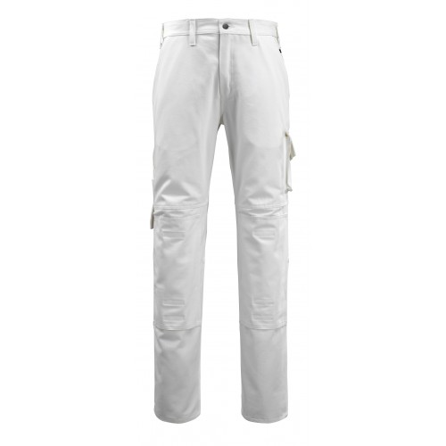 Mascot Workwear 14579 Trousers With Kneepad Pockets White