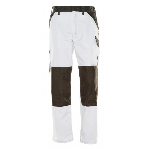 Mascot Light 15779 Trousers With Kneepad Pockets White Dark Anthracite Mascot Light 15779 Trousers With Kneepad Pockets White Dark Anthracite