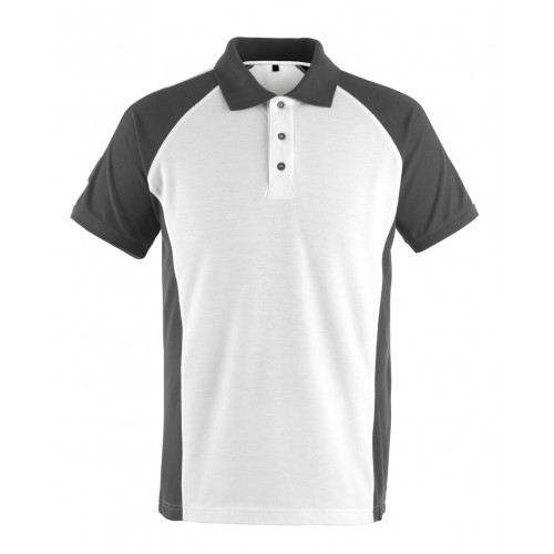 Mascot Safe Unique Bottrop Polo Shirt White Dark Anthracite Mascot Safe Unique Bottrop Polo Shirt White Dark Anthracite