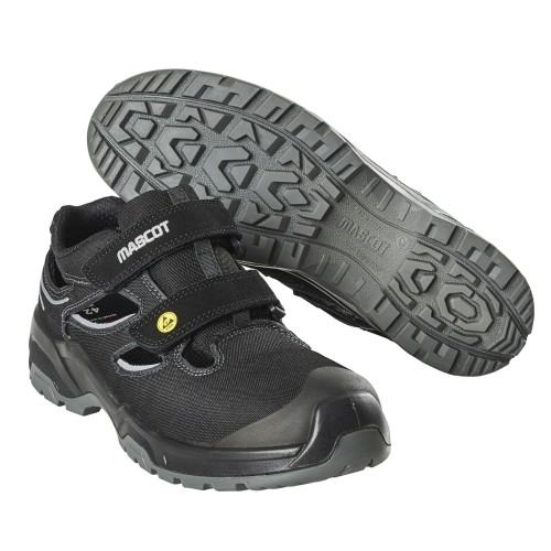 Mascot Footwear Flex F0100 Safety Sandal Black Silver Mascot Footwear Flex F0100 Safety Sandal Black Silver